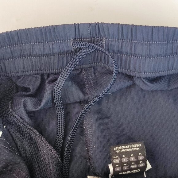 Adidas active wear short men's size M dark blue with 3 white stripes lightweigh - Picture 7 of 11